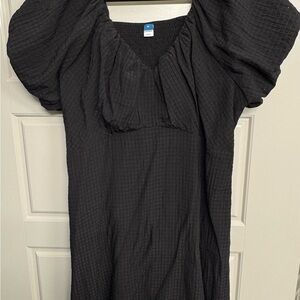 Old Navy Black Midi Dress